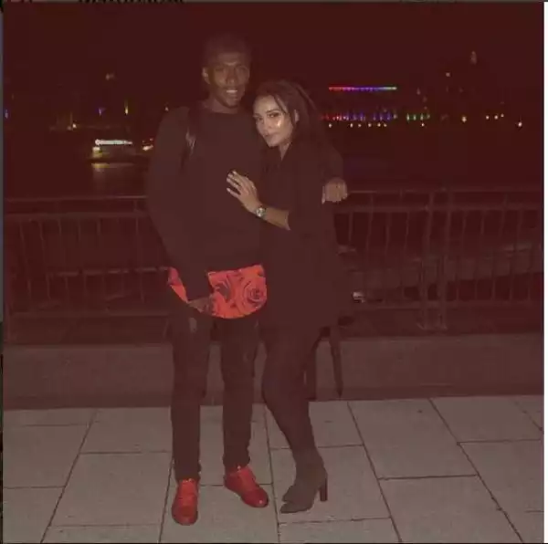 "You Are Still A Small Boy": Fan Tells Alex Iwobi As He Shows Off His Girlfriend
